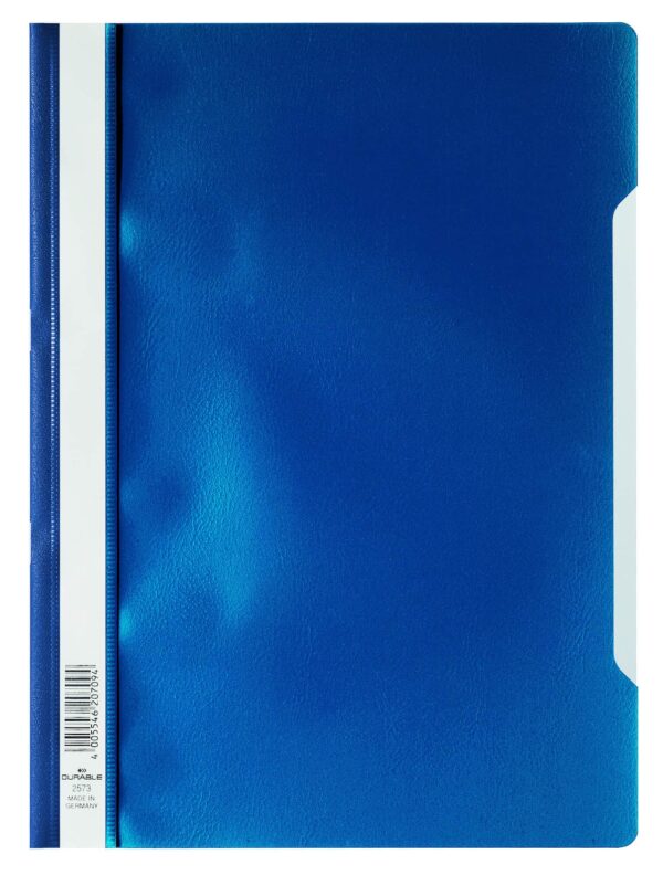 DURABLE A4 PVC Econo Quote Folder -Dark Blue Each
