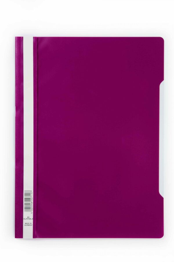 DURABLE A4 PVC Econo Quote Folder - Pink Each