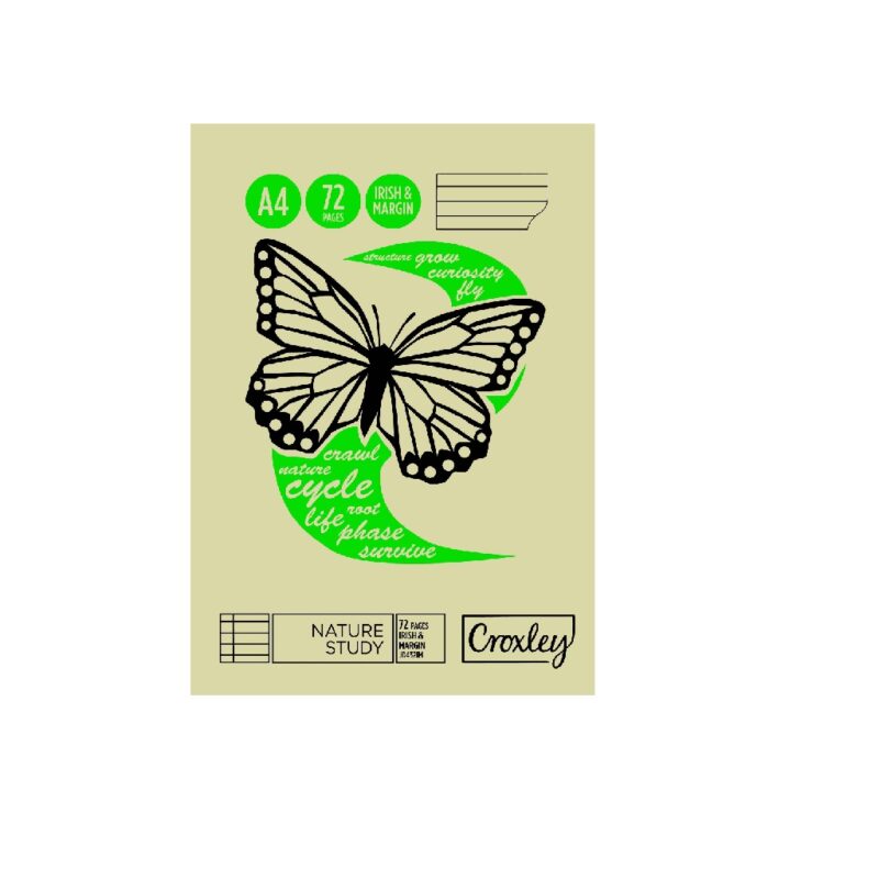 JD432 A4 72Pg Irish & Margin Nature Study Book Each