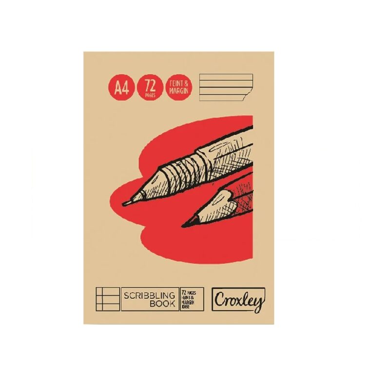 JD192 A4 72Pg Springbok Scribbler Feint & Margin Each