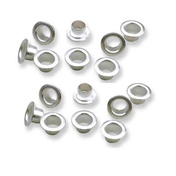 BPE 01 Eyeletts 100/Box (Silver 6mm)