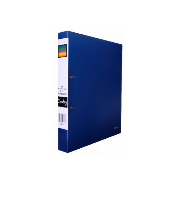 CROXLEY 2D PP Ring Binder Blue Each Each