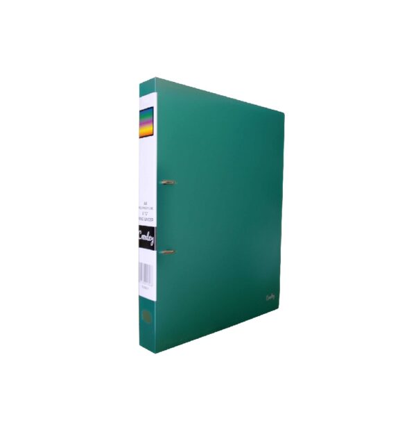 CROXLEY 2D PP Ring Binder Green Each Each