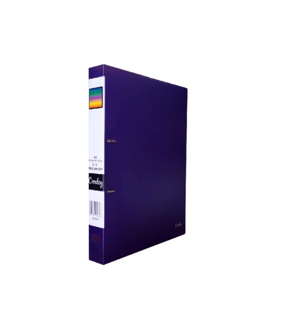 CROXLEY 2D PP Ring Binder Purple Each Each
