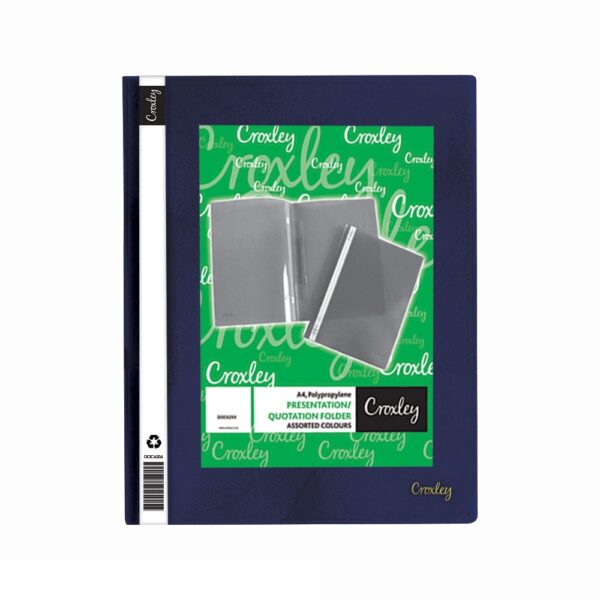 CROXLEY Presentation Folder Dark Blue Each