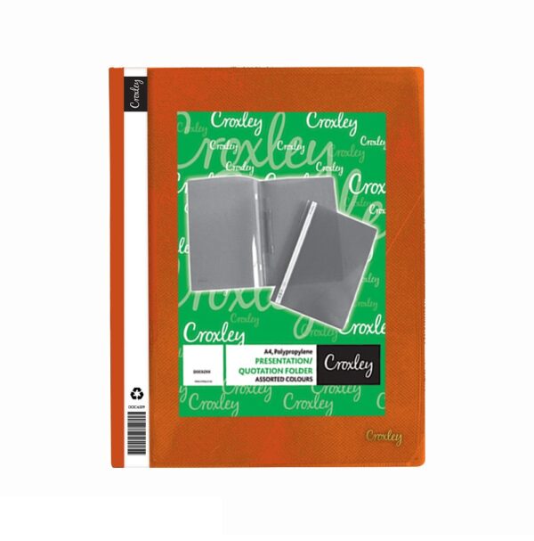 CROXLEY Presentation Folder Orange Each