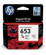 HP 653 INK CARTRIDGE - TRI COLOUR (C/M/Y)