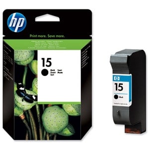 HP 15 INK CARTRIDGE - BLACK