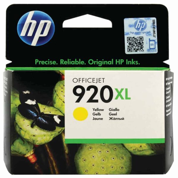 HP 920 XLARGE INK CARTRIDGE - YELLOW