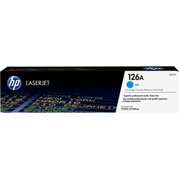 HP 126A LASERJET TONER CART - CYAN