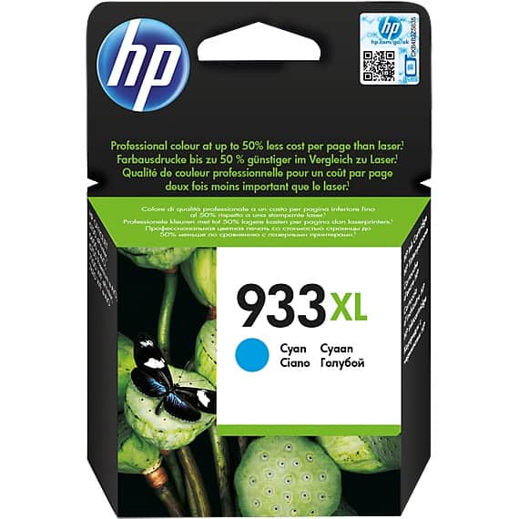 HP 933 XLARGE INK CARTRIDGE - CYAN