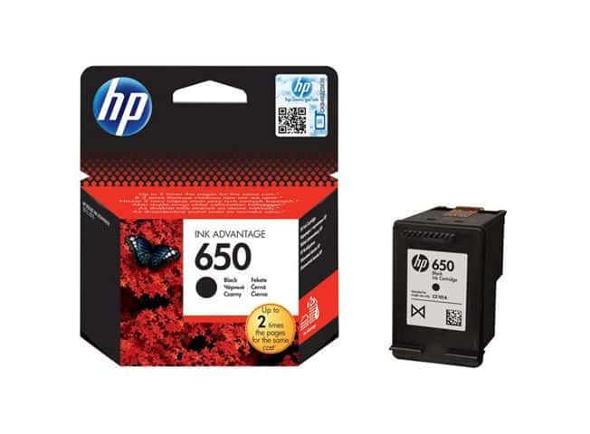 HP 650 INK CARTRIDGE - BLACK