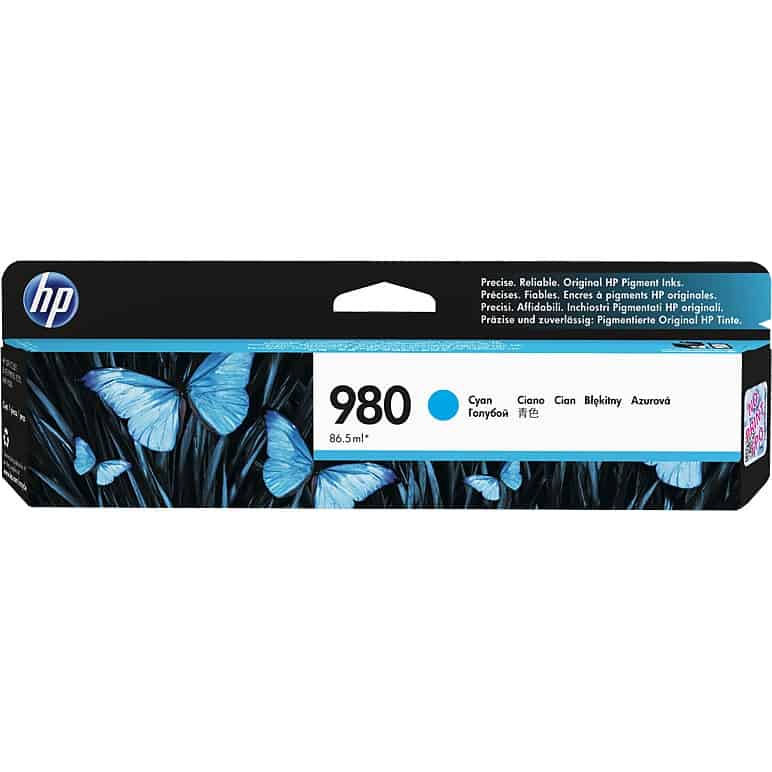 HP 980 INK CARTRIDGE - CYAN 203.5ML