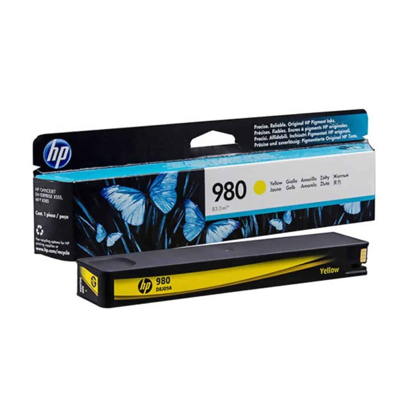 HP 980 INK CARTRIDGE - YELLOW 203.5ML
