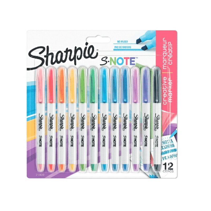 Sharpie S-note Hilighter (12s) Assorted