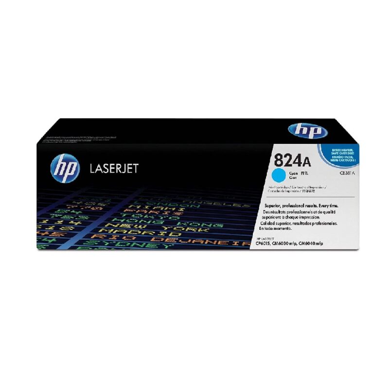 Hpcb381a_hp 824a Laserjet Toner Cartridge - Cyan
