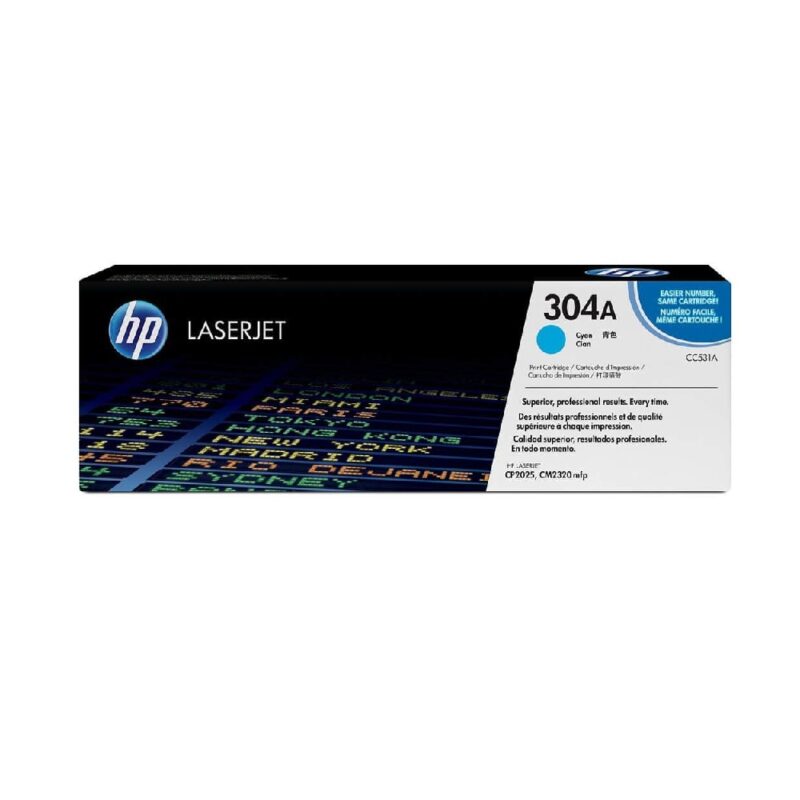 Hpcc531a_hp 304a Laserjet Toner Cart - Cyan