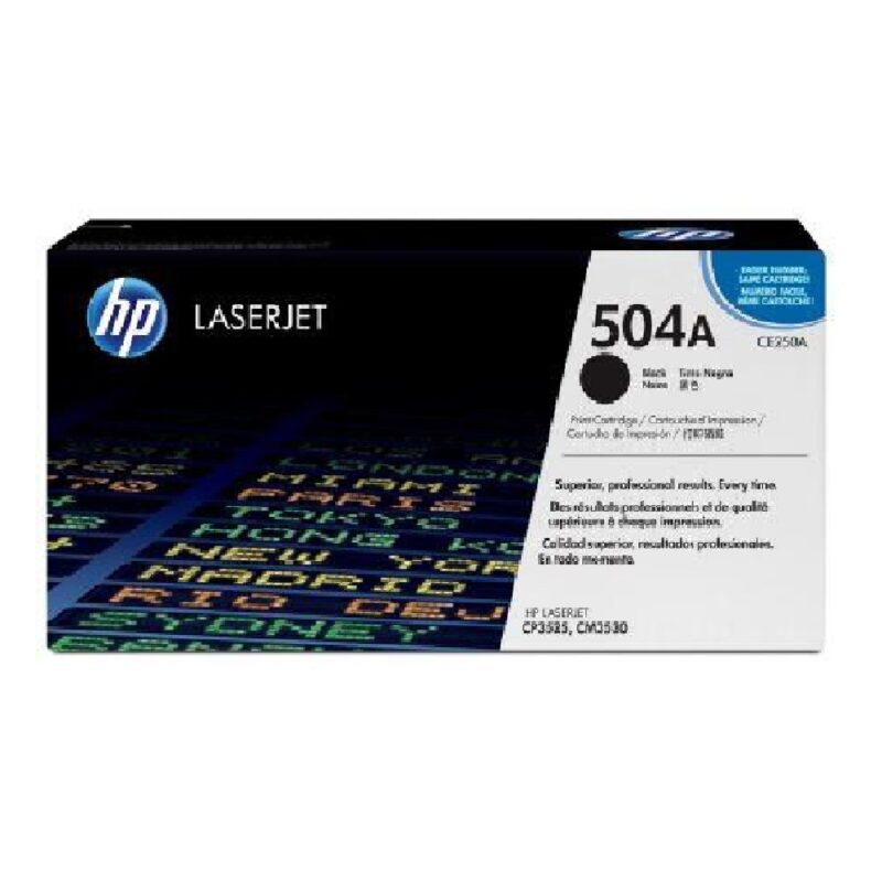 Hpce250a_hp 504a Laserjet Toner Cartridge - Black