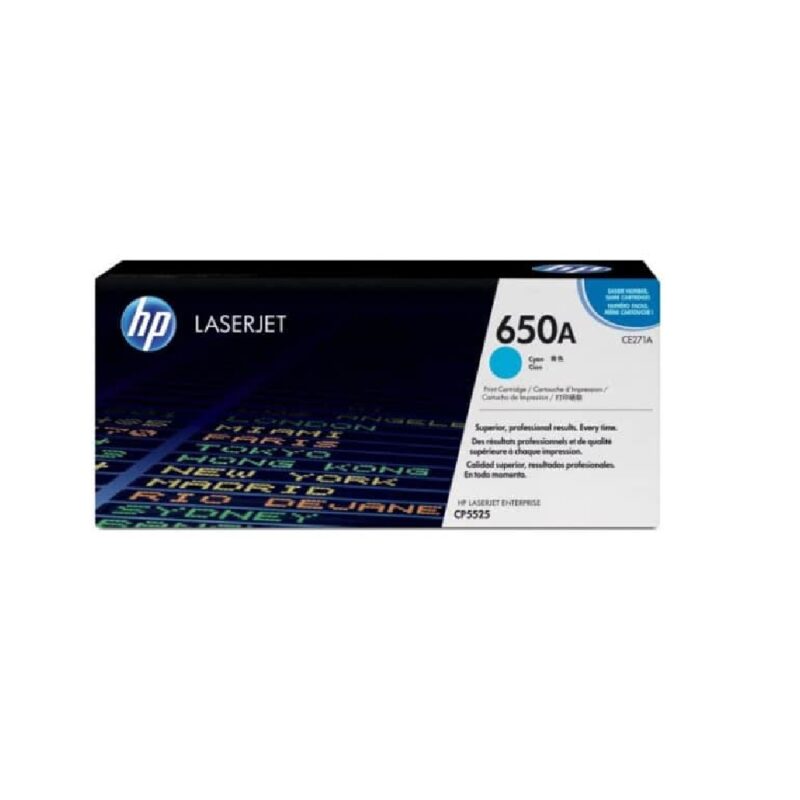 Hpce271a_hp 650a Laserjet Toner Cartridge - Cyan