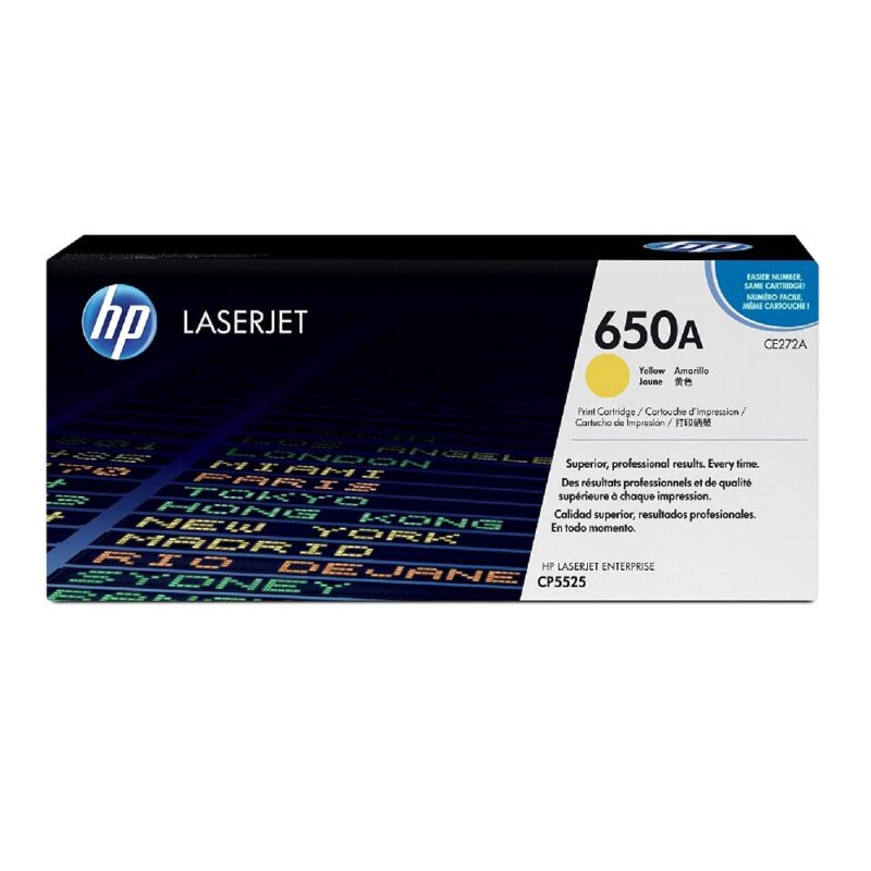 Hpce272a_hp 650a Laserjet Toner Cartridge - Yellow