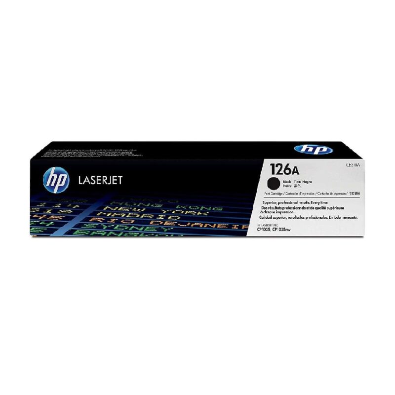 Hpce310a_hp 126a Laserjet Toner Cart - Black