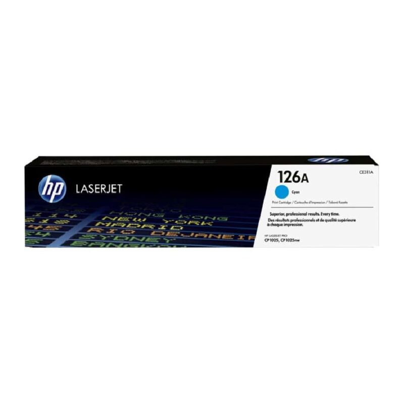 Hpce311a_hp 126a Laserjet Toner Cart - Cyan