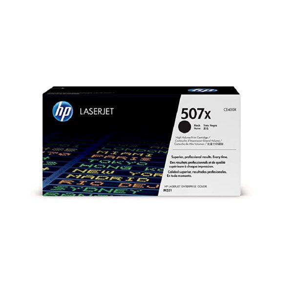 Hpce400x_hp 507x Laserjet Toner Cart - Black