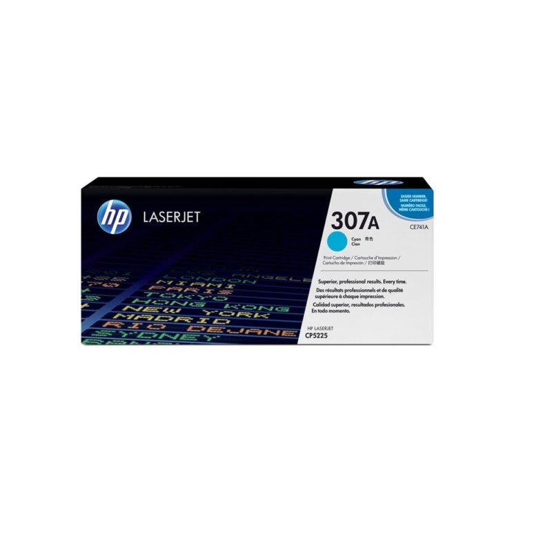 Hpce741a_hp 307a Laserjet Toner Cartridge - Cyan
