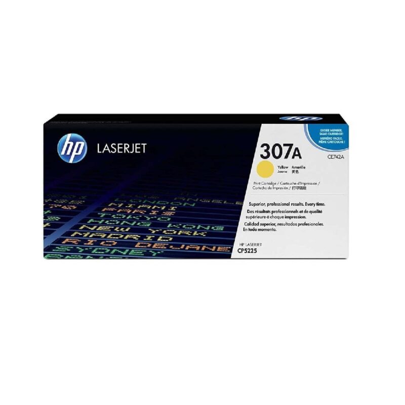 Hpce742a_hp 307a Laserjet Toner Cartridge - Yellow