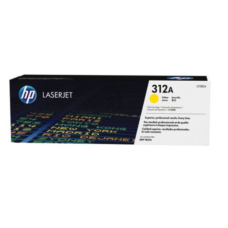 Hpcf382a_hp 312a Laserjet Toner Cartridge - Yellow