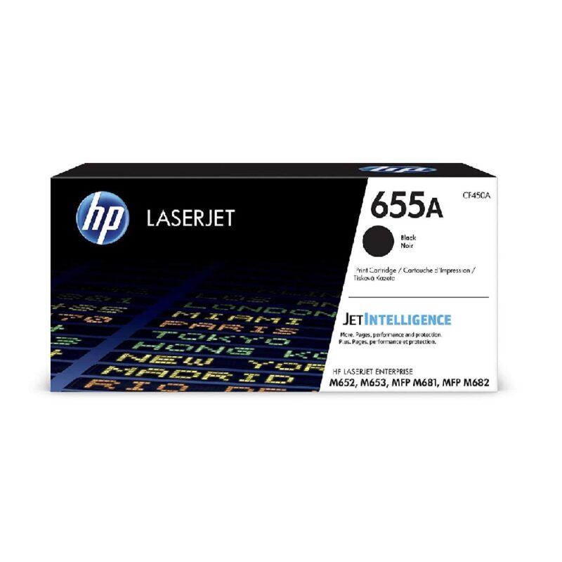 Hpcf450a_hp 655a Laserjet Toner Cartridge - Black
