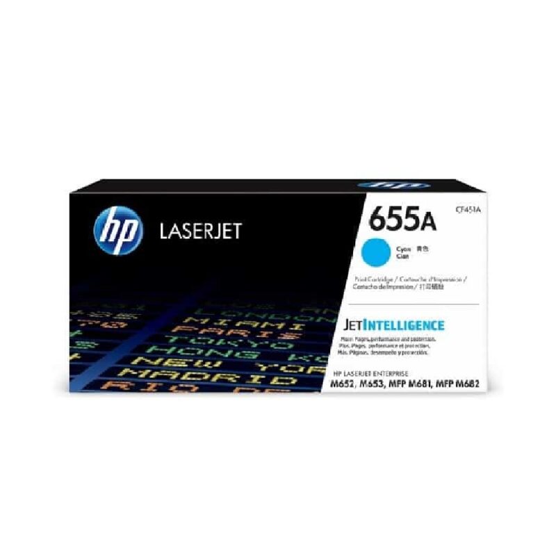 Hpcf451a_hp 655a Laserjet Toner Cartridge - Cyan