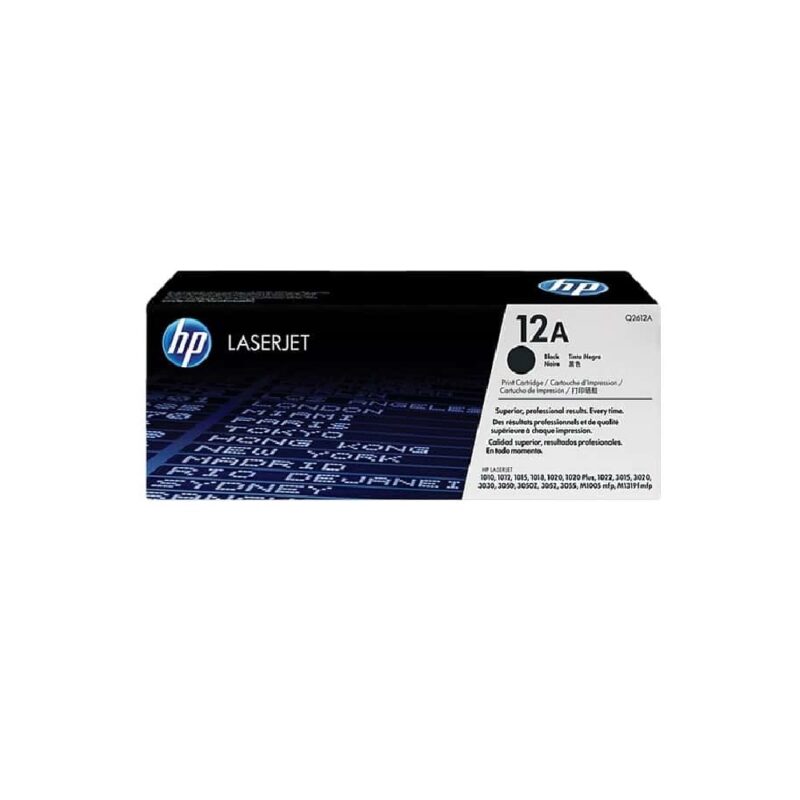 Hpq2612a_hp 12a Laserjet Toner Cartridge - Black
