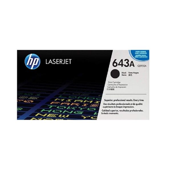 Hpq5950a_hp 643a Laserjet Toner Cartridge - Black