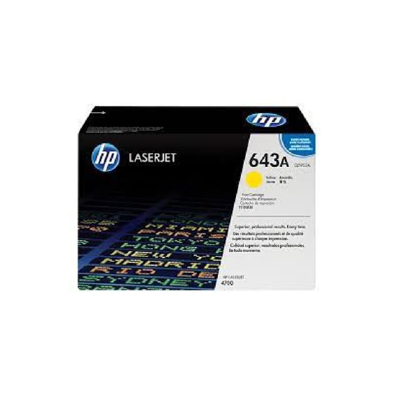 Hpq5952a_hp 643a Laserjet Toner Cartridge - Yellow