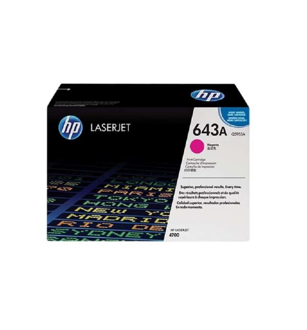 Hpq5953a_hp 643a Laserjet Toner Cartridge - Magenta