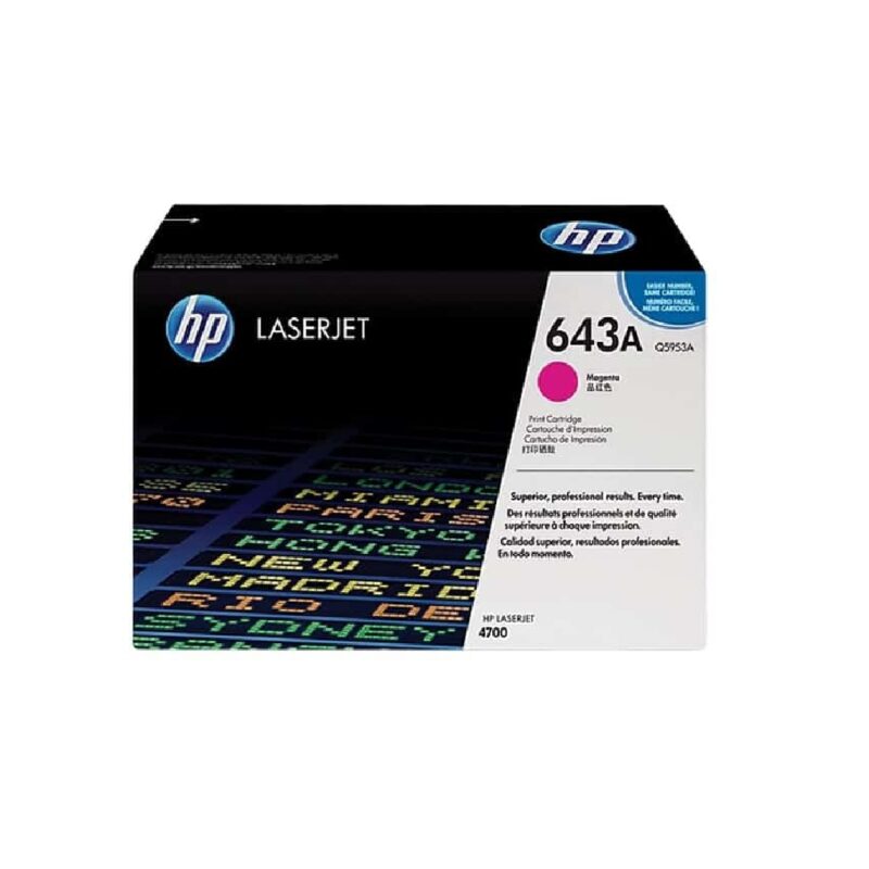 Hpq5953a_hp 643a Laserjet Toner Cartridge - Magenta