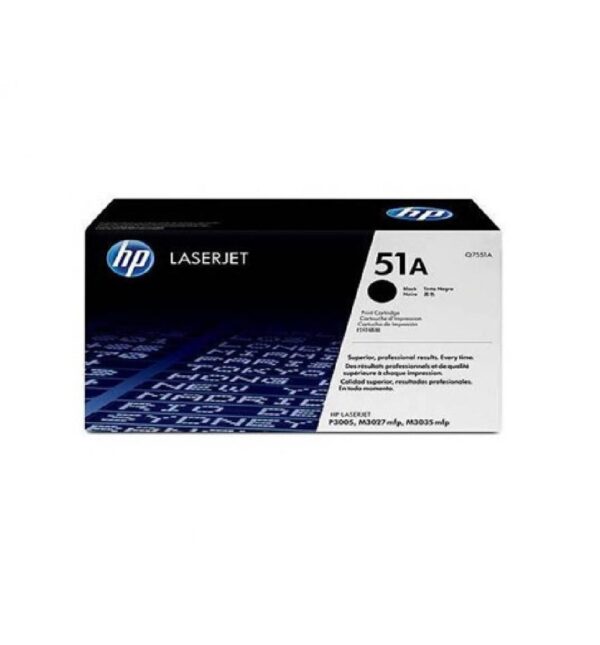 Hpq7551a_hp 51a Laserjet Toner Cartridge - Black