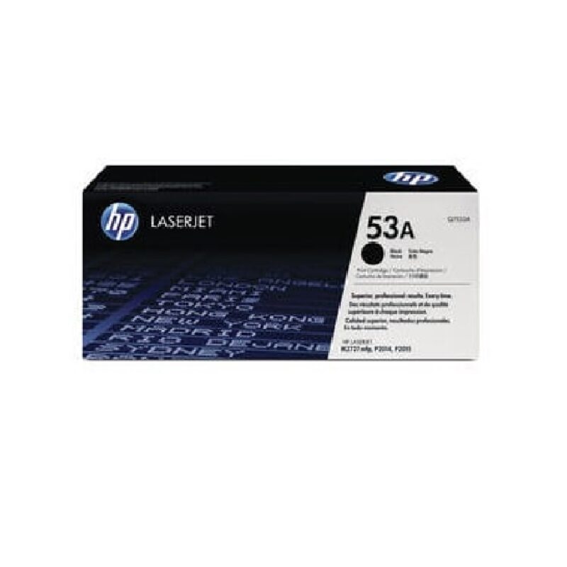Hpq7553a_hp 53a Laserjet Toner Cartridge - Black