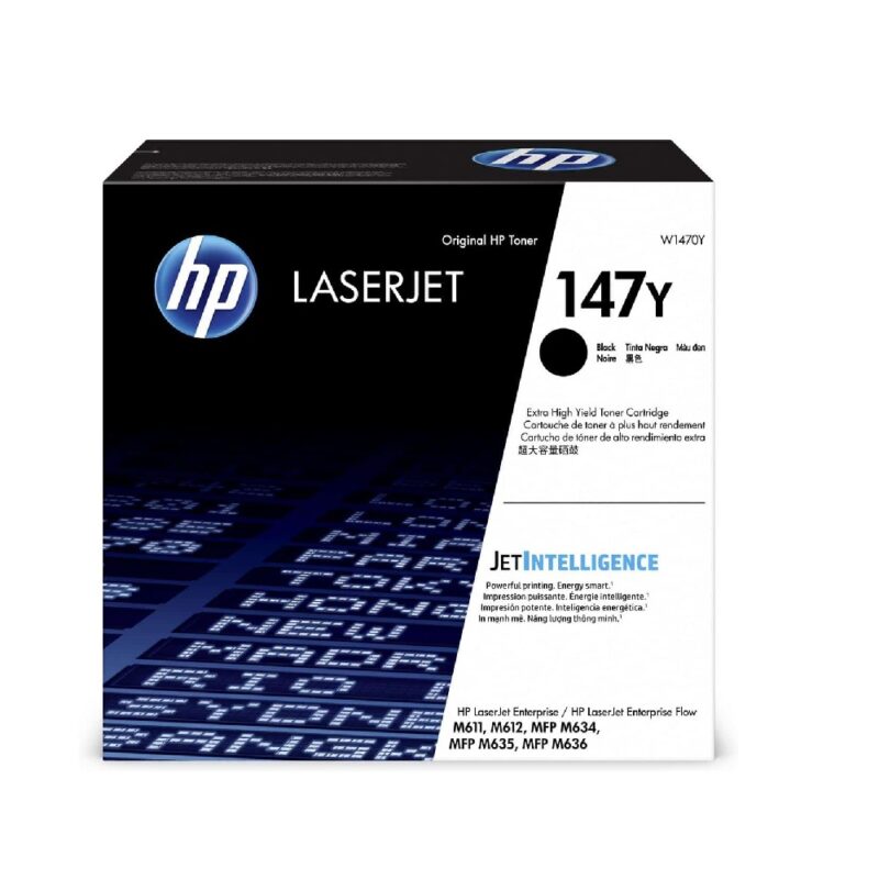 Hpw1470y_hp 147y Extra High Yield Laserjet Toner Cartridge - Black