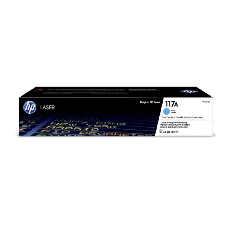 Hpw2071a_hp 117a Laserjet Toner Cartridge - Cyan