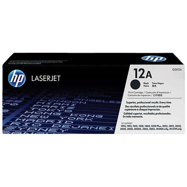 HP 12A LASERJET TONER CARTRIDGE - BLACK