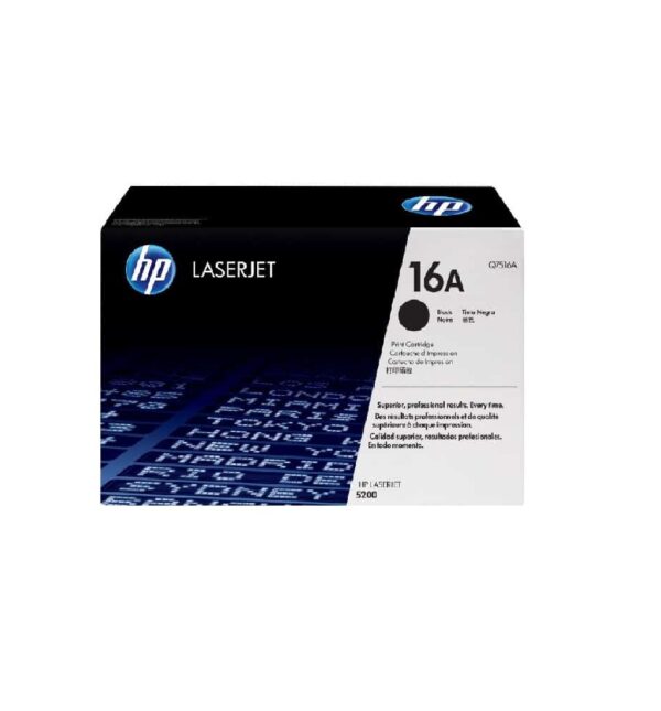 Hq7516ac_hp 16a Laserjet Toner Cartridge - Black