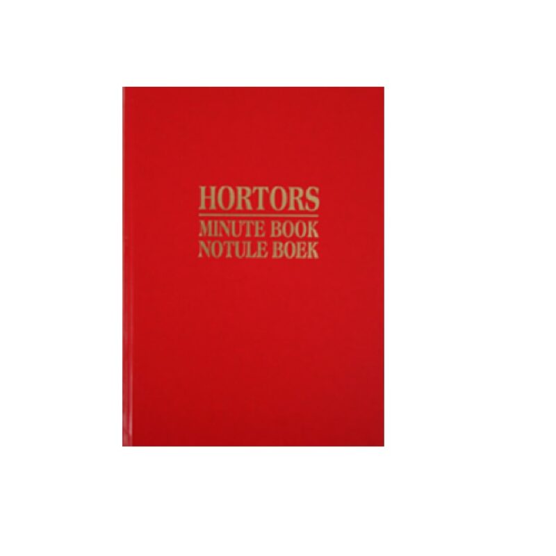Hortors Minute Book 200pg