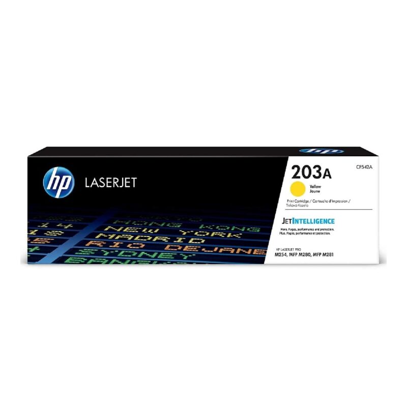 Hpcf542a_hp 203a Laserjet Toner Cartridge - Yellow