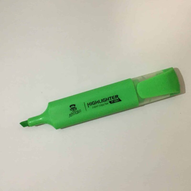 D'Afrique Highlighter Green