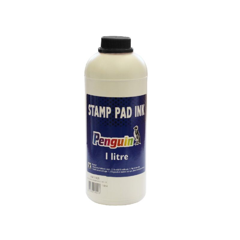 PENGUIN Stamp Pad Ink Black 1Lt