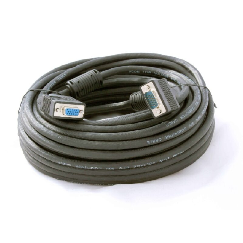 Cable 15 Pin Male To Female Vga 20m
