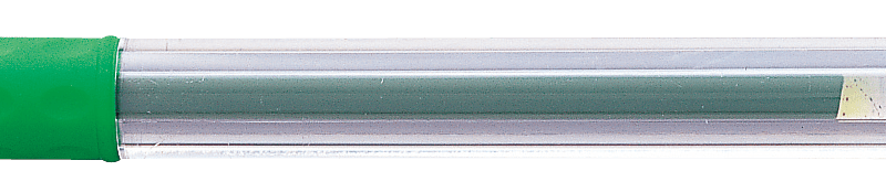 K118 Hybrid Gel Grip 0.8mm Roller Pen Crystal Body with Rubber Grip Green