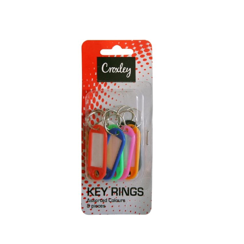 CROXLEY Keyrings CB45 8's Carded